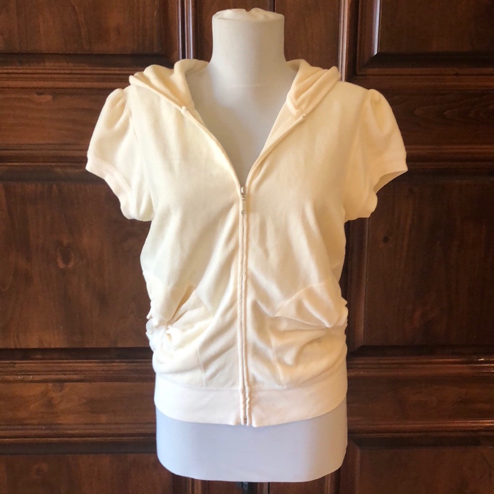 Juicy Couture Short Sleeve Hooded Sweatshirt